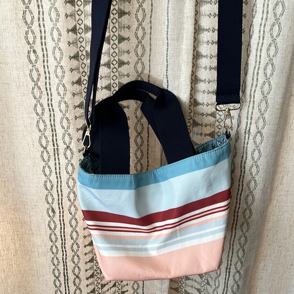Loft floral reversible mini tote bag - Picture 4 of 7